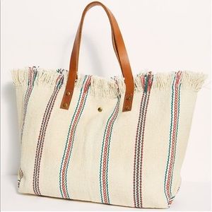 Free People Espana Woven Tote
